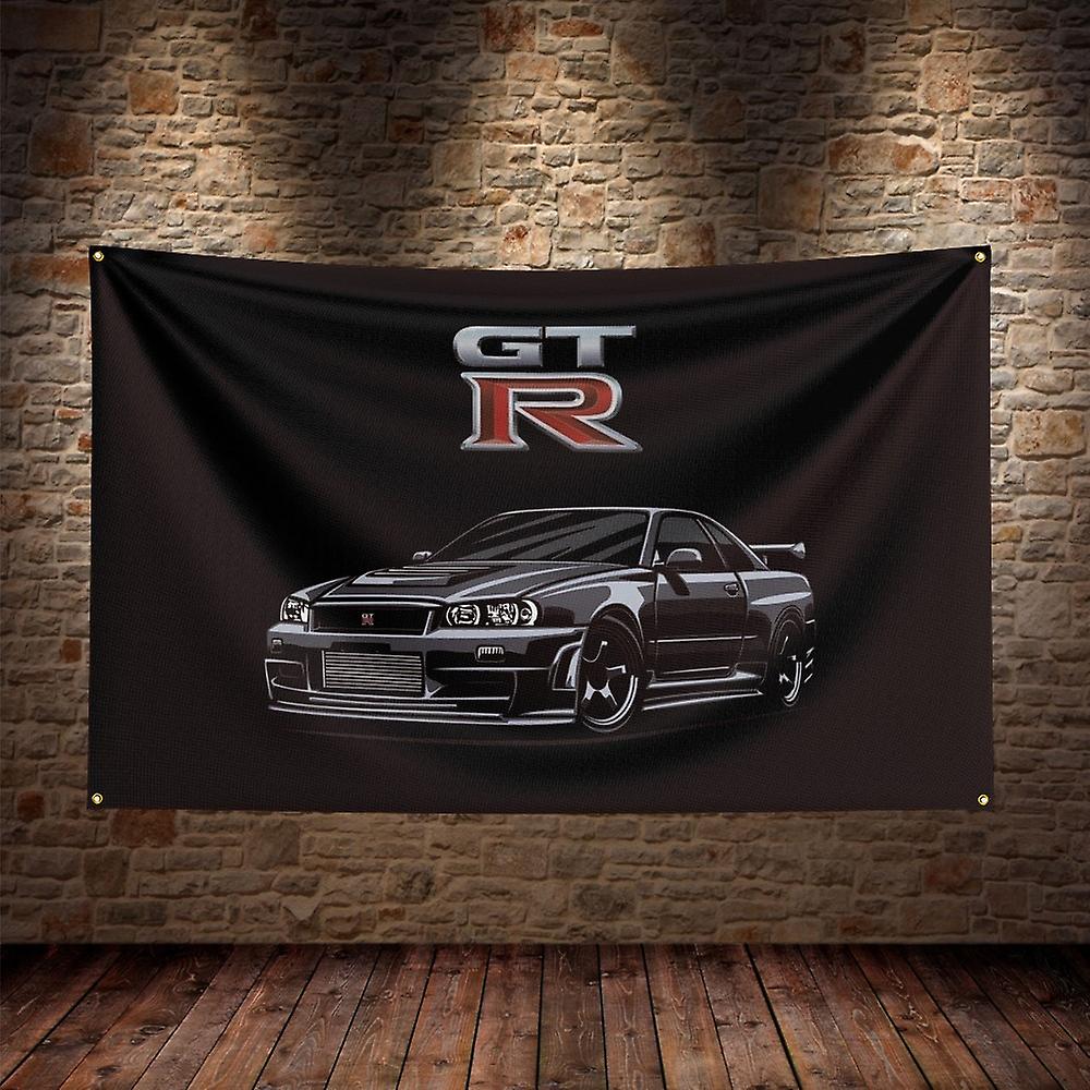 Garage Flag Wall Car Racing Decor Show