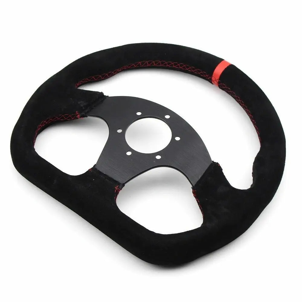 Alcantara racing steering wheel - momo