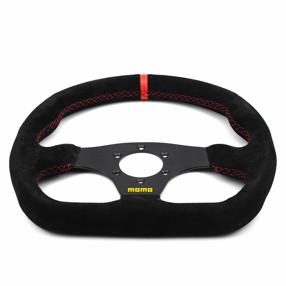 Alcantara racing steering wheel - momo