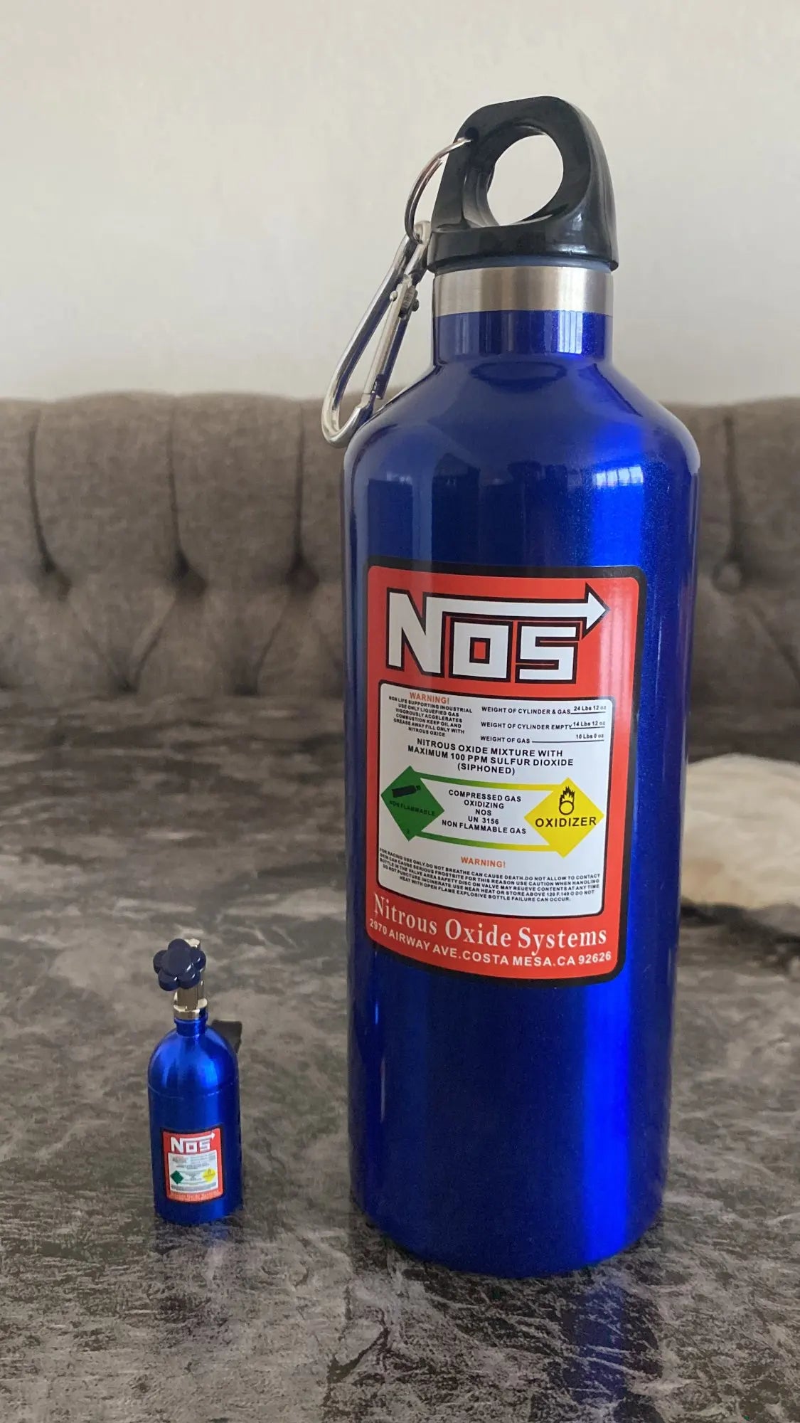 Nos bottle water